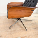 Mulhauser Style Chair + Ottoman