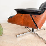 Vintage Eames Style Lounge Chair + Ottoman