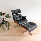 Vintage Eames Style Lounge Chair + Ottoman