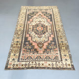 Turkish Rug - Pale Green/Pink - 4'6x8'