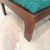 Pair of Mid Century Lounge Chairs + Ottoman