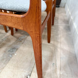 Set of 6 Teak Erik Buch Dining Chairs