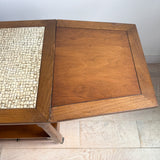 White Furniture Co Fold Down Bar Cart