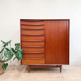 Danish Teak Falster Armoire (A)