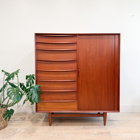 Danish Teak Falster Armoire (A)