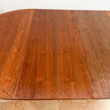 Lane Walnut Round Dining Table - 2 Leaves