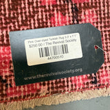 Pink Over-dyed Turkish Rug 3.3' x 7.1'