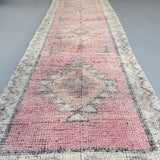 Mauve/Lavender Runner - 2'8x11'6
