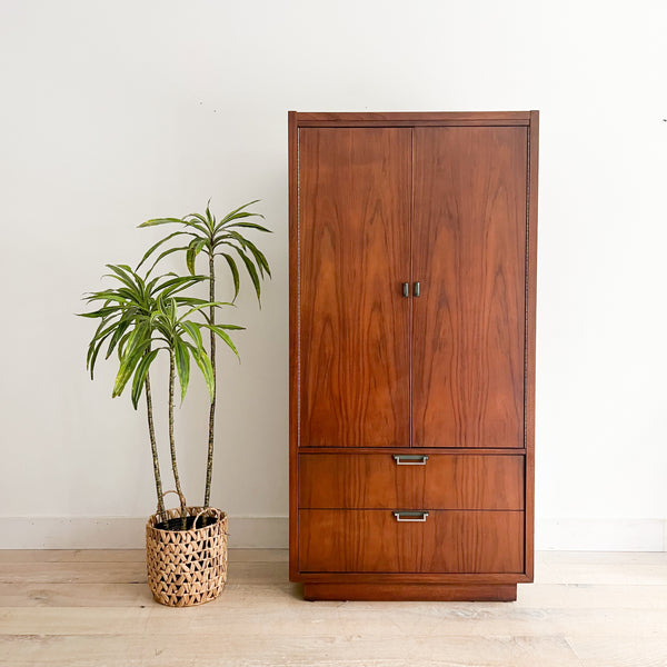 Walnut + Rosewood Stanley Wardrobe – Atomic Furnishing & Design