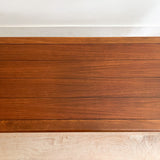 Basket Woven Front Coffee Table