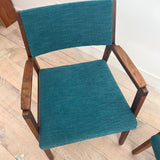 Pair of Alma Occasional Chairs - New Teal Upholstery