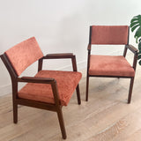 Pair of Alma Occasional Chairs - New Blush Upholstery