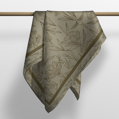 Silk Charmeuse Scarf - BIBStone