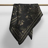 Silk Charmeuse Scarf - ITVCharcoal