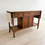 Broyhill Brasilia Folding Top Bar Cart