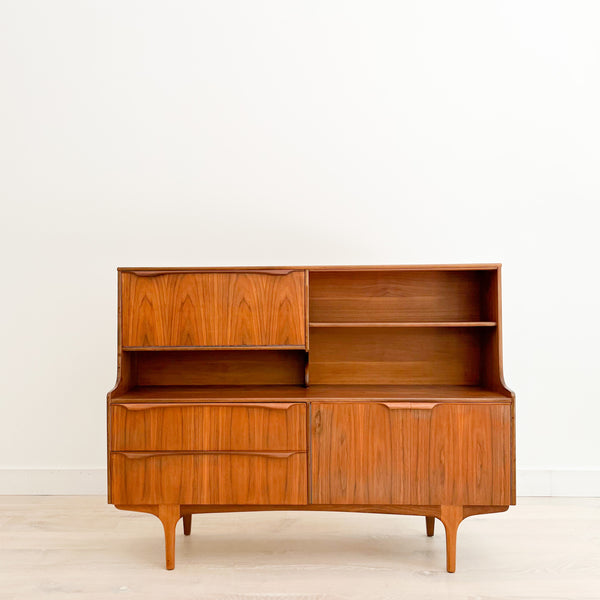 Mid Century Sutcliffe of Todmorden Walnut Hutch – Atomic