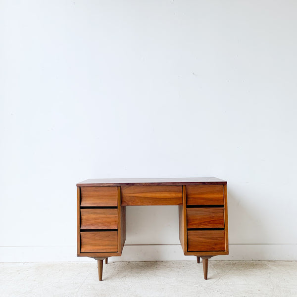 Johnson Carper Desk w Sculpted Drawer Fronts Solid Top