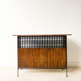Arthur Umanoff Bar and 3 Bar Stools