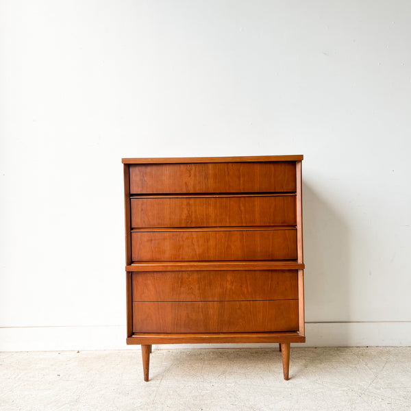 Mid century bassett on sale highboy dresser