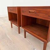 Pair of Westnofa Teak Nightstands
