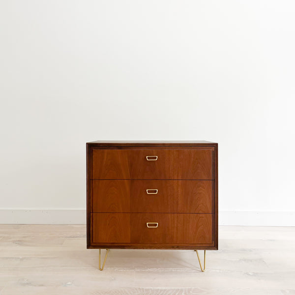 Mid Century 3 Drawer Walnut Dresser Atomic Furnishing & Design Mid Century 3 Drawer Walnut Dresser Atomic Furnishing & Design