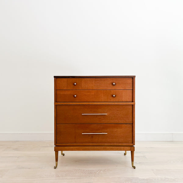 Kroehler Highboy Dresser w/ New Solid Walnut Top – Atomic Furnishing &  Design