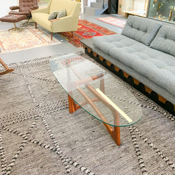 Mid Century Adrian Pearsall Ribbon Coffee Table – Atomic