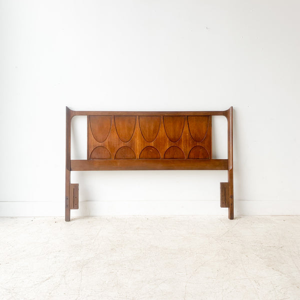 Mid Century Broyhill Brasilia Queen/Full Headboard Atomic Furnishing