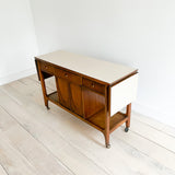 Broyhill Brasilia Folding Top Bar Cart