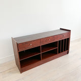 Rosewood Sliding Media Cabinet