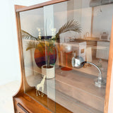 Mid Century Walnut Petite Hutch