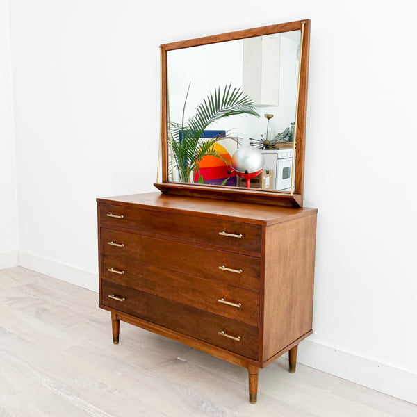 vintage midcentury dresser Drexel Biscayne and Mirror – Atomic Furnishing & Design Macys6 S9265 | Simplicity Sewing Size:41W
