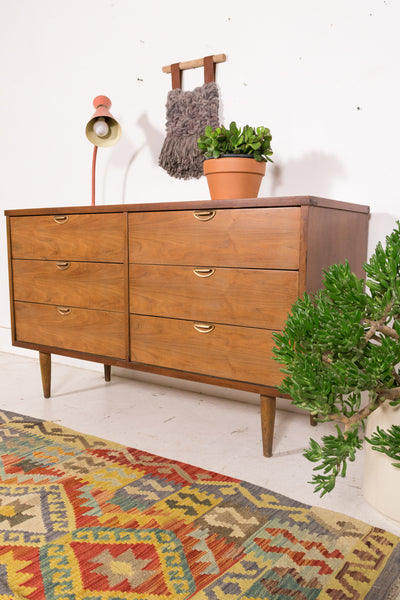Mid Century Modern 6 Drawer Dresser by Bassett – Atomic Furnishing & Design