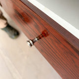Rosewood Sliding Media Cabinet