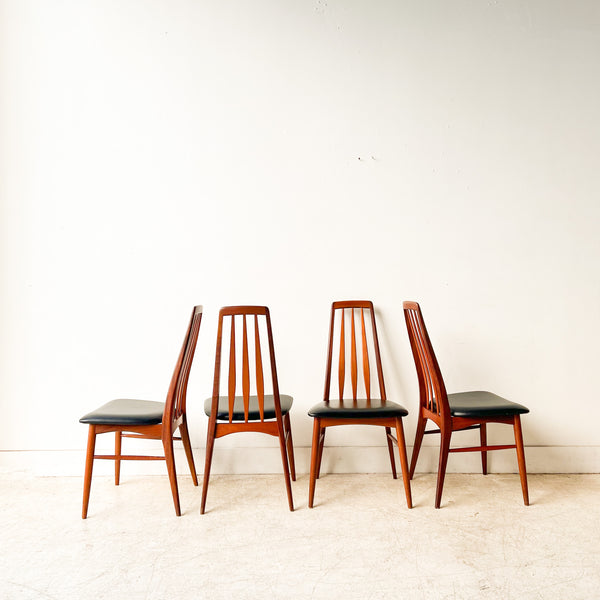 Set of 4 “Eva” Chairs by Niels Koefoed for Koefoeds Hornslet