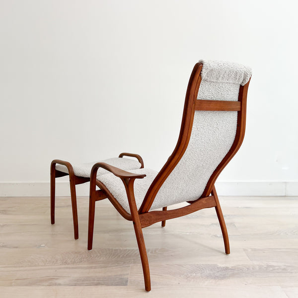 Yngve Ekström Lamino Easy Chair and Ottoman – Atomic Furnishing