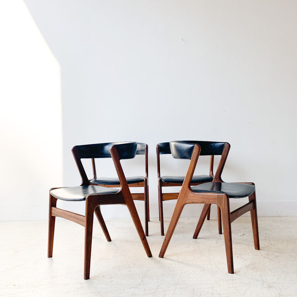 Set of 4 Kai Kristiansen Dining Chairs – Atomic Furnishing & Design
