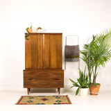 American of Martinsville Highboy Dresser/Armoire