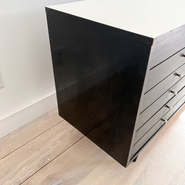 American of Martinsville Black Lacquered Low Dresser – Atomic Furnishing &  Design