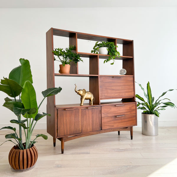 Mid Century Room Divider/Wall Unit – Atomic Furnishing & Design