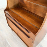 Mid Century Walnut Petite Hutch