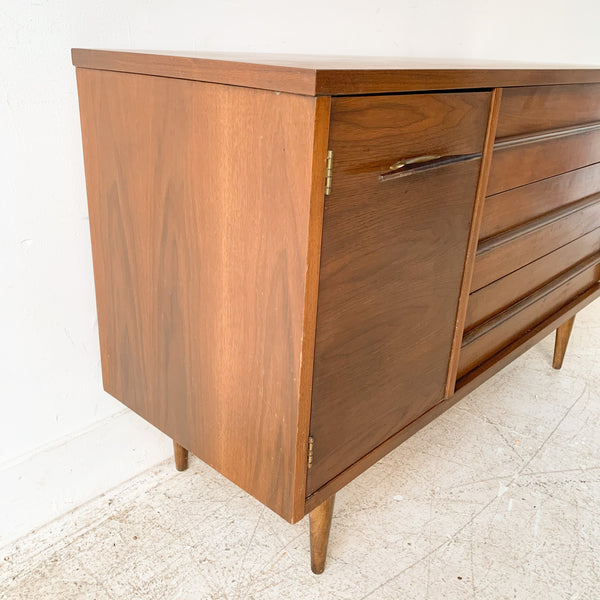 Mid Century Walnut Bassett Buffet – Atomic Furnishing & Design