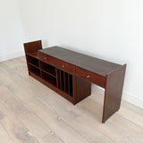 Rosewood Sliding Media Cabinet