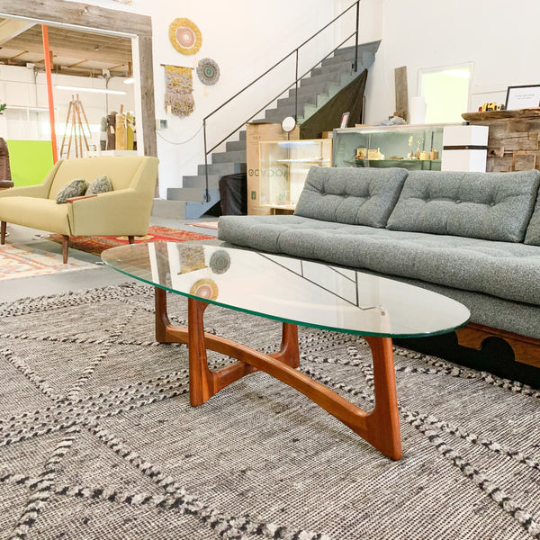 Mid Century Adrian Pearsall Ribbon Coffee Table – Atomic