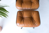 Eames Style Selig Lounge Chair and Ottoman