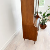 Mid Century Walnut Petite Hutch