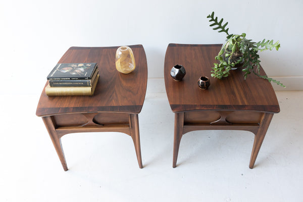 Pair of Kent Coffey Perspecta End Tables – Atomic Furnishing & Design