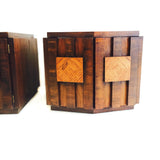 Pair of Mid Century Modern Brutalist End Tables