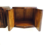 Pair of Mid Century Modern Brutalist End Tables