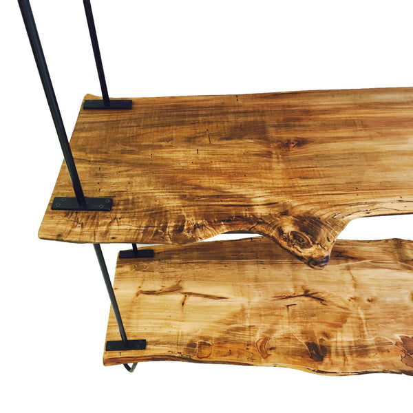 Live Edge Shelving Unit Atomic Furnishing & Design